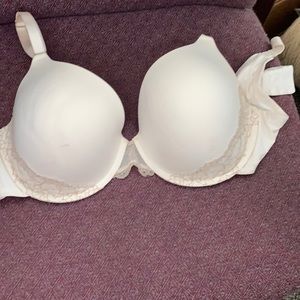 Cream bra